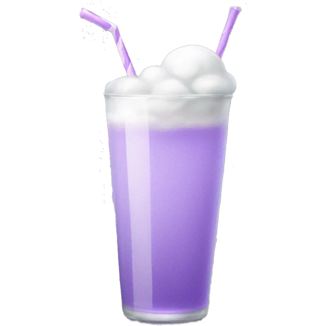 Lavender Italian soda emoji