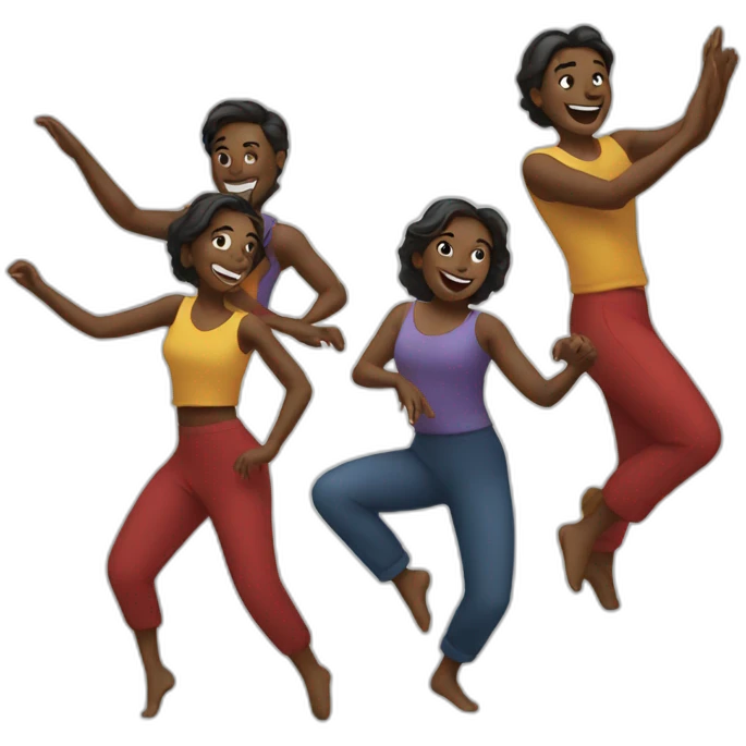 dancing people emoji