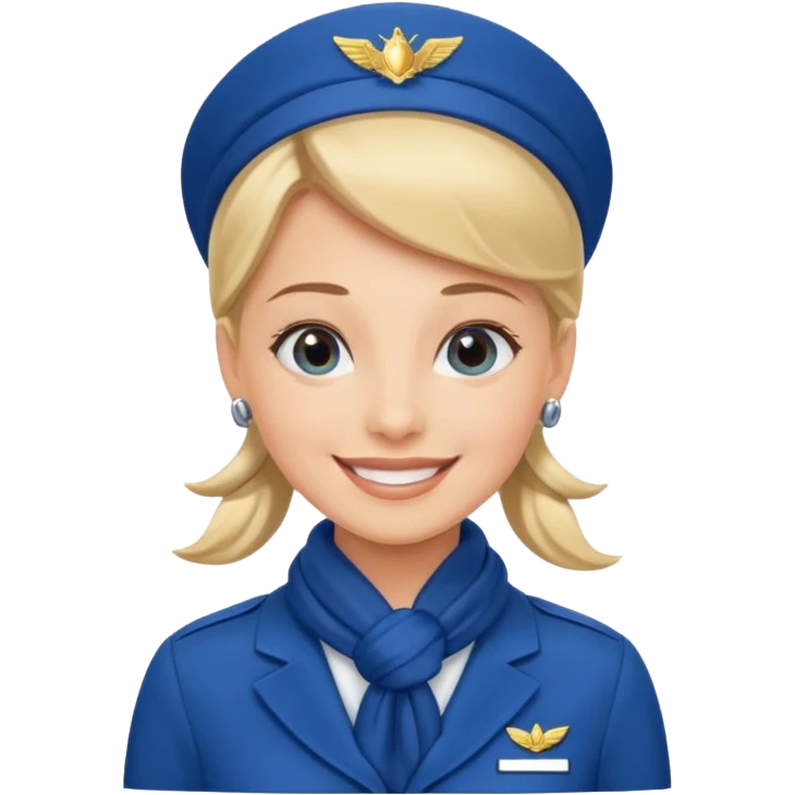 Flight attendant emoji