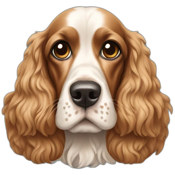 Dog-english-cocker-spaniel-full-body emoji