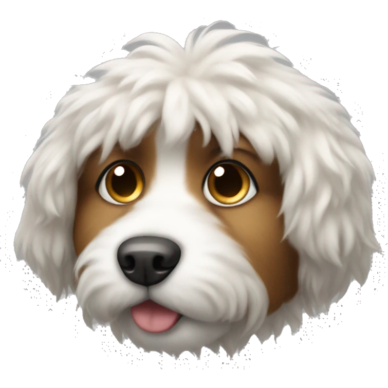 cute fluffy dog emoji