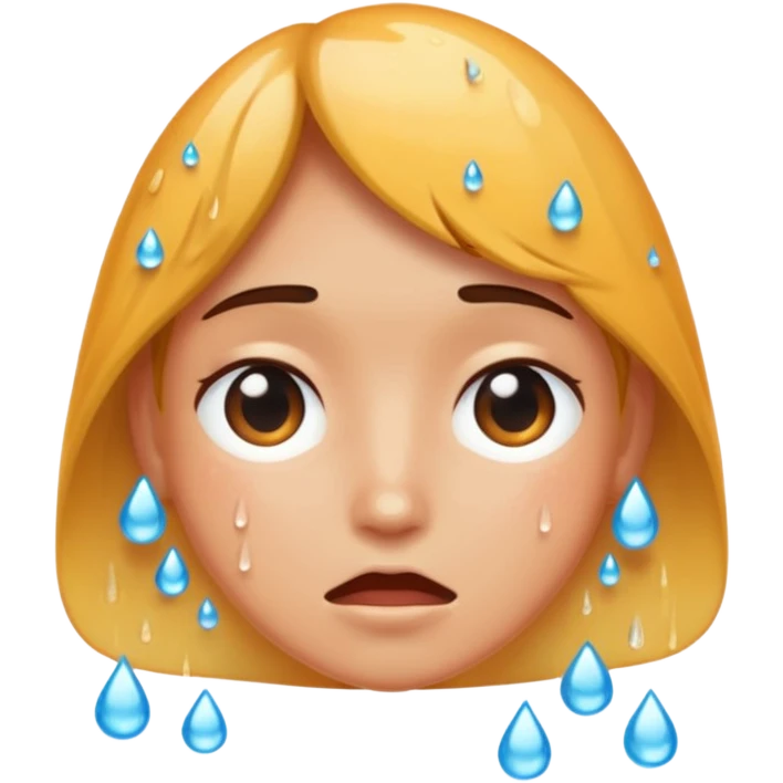 Sweating emoji