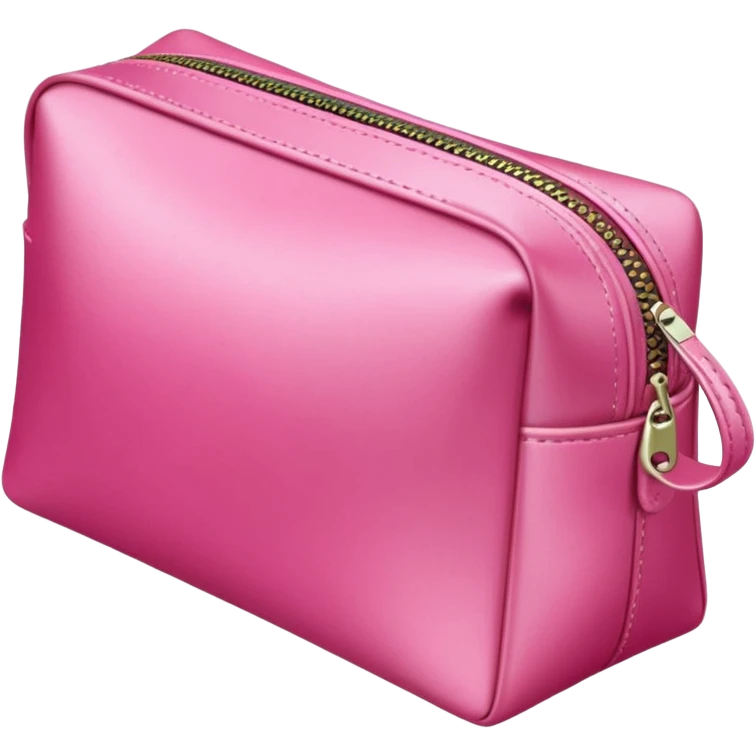 Necesserie de maquiagem rosinha emoji