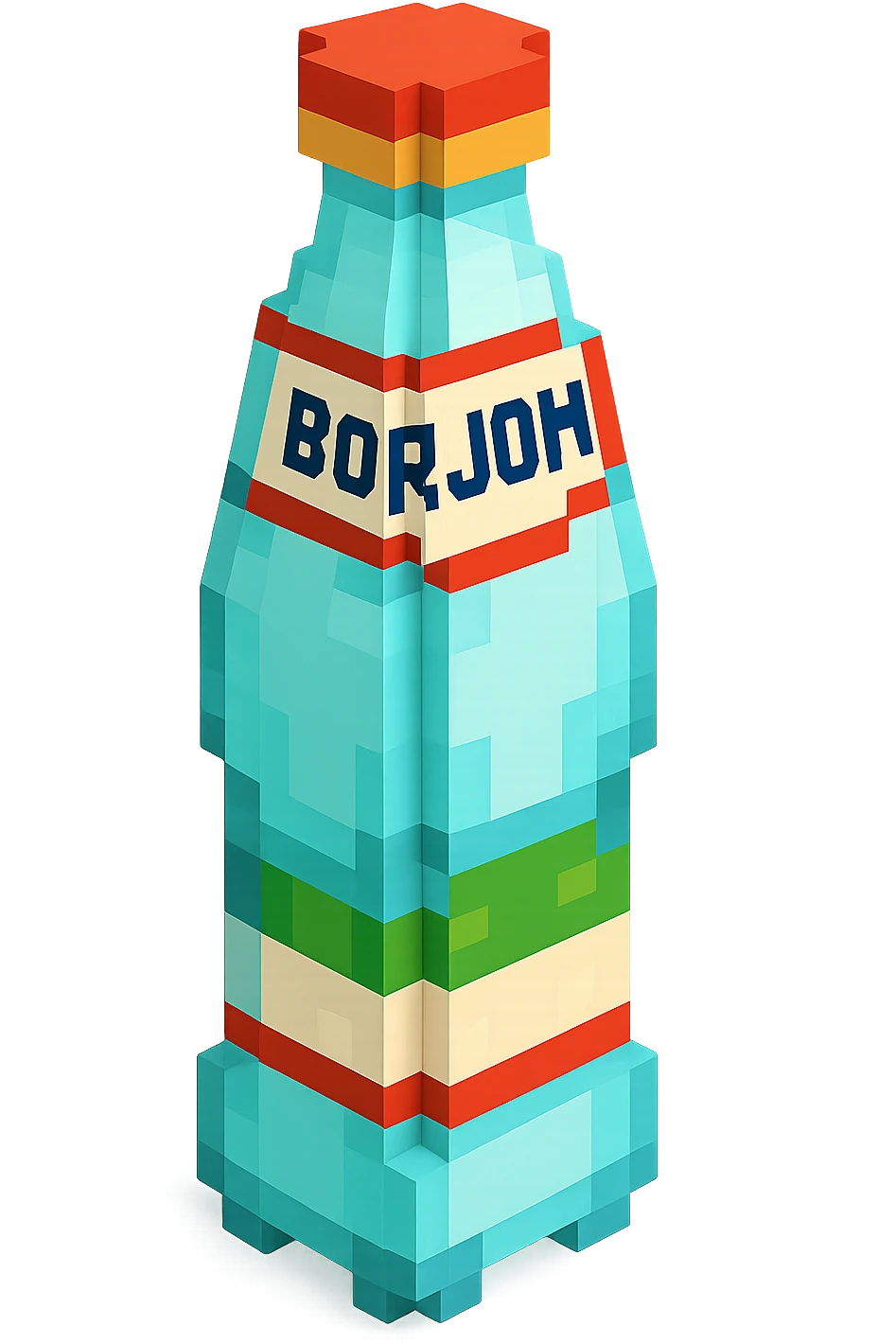 бутылка borjomi, no background emoji