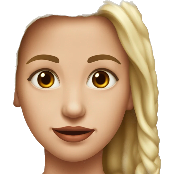 Девушка с красными волосами грустная emoji