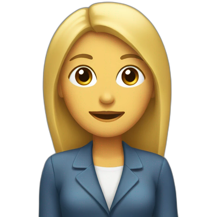 Mujer con un micrófono  emoji