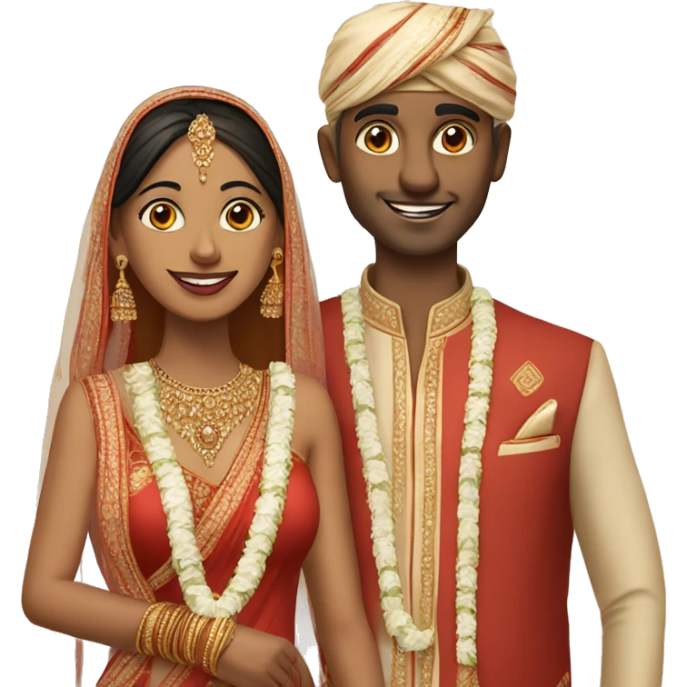 Indian wedding ￼ emoji