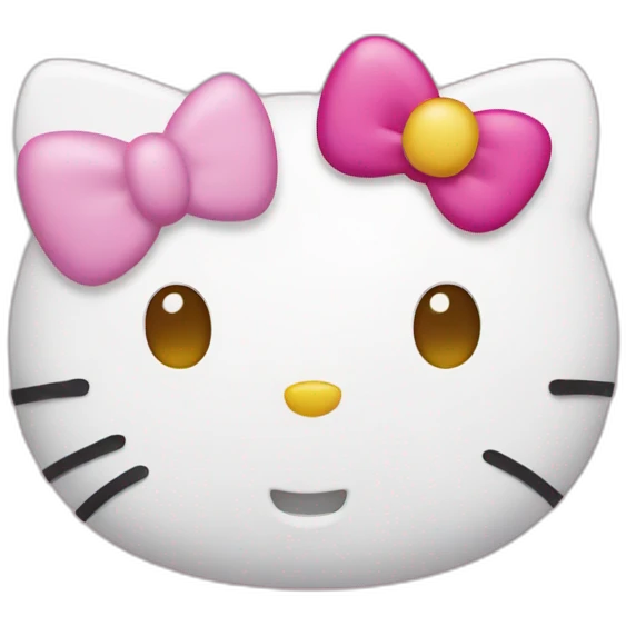 Hello kitty emoji