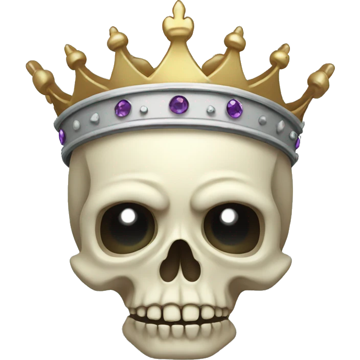 skull with crown emoji