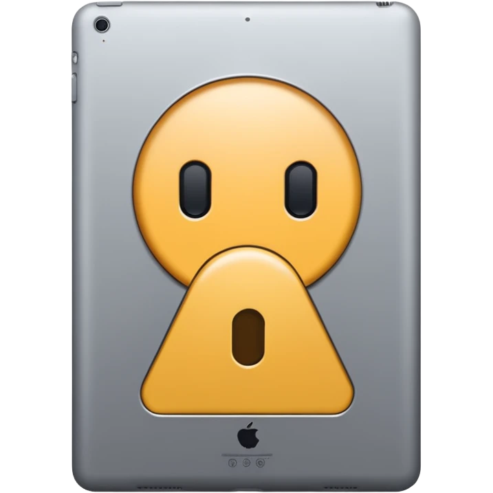 iPad 9 back no cellular  no flash light emoji