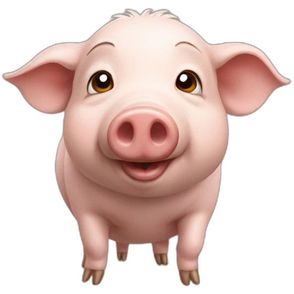 Cochon qui vole emoji