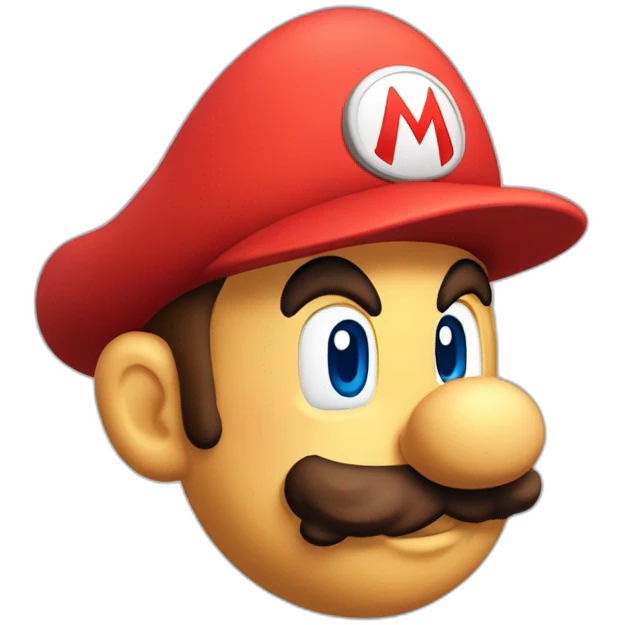 Mario chapeau rouge emoji