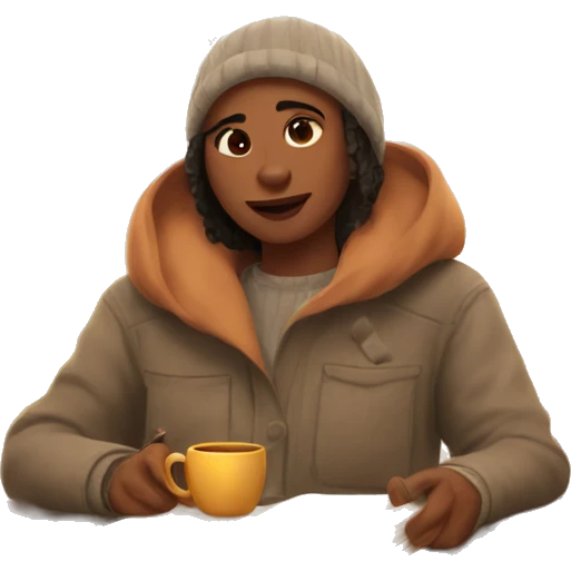 Cozy autumn day  emoji