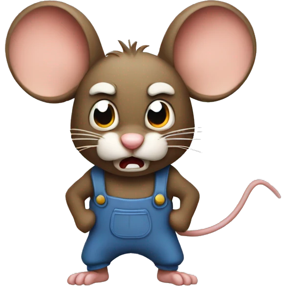 
angry mouse emoji