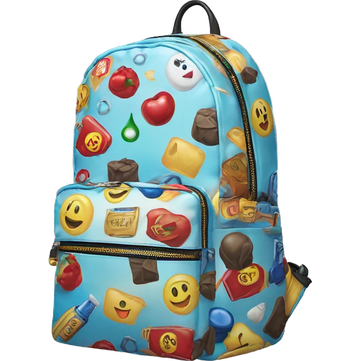 Sprayground Monte Carlo backpack emoji