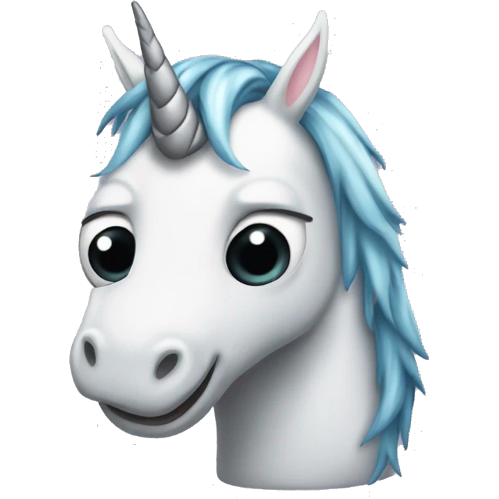 Ein Einhorn als Grimmlin emoji