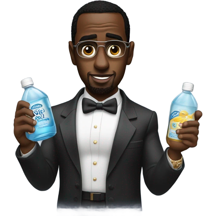 p diddy holding baby oil emoji