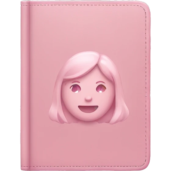 Light pink passport  emoji