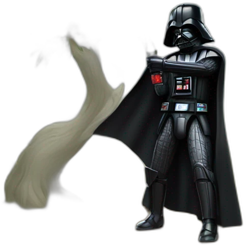 Darth Vader hitting an olive tree with a lightsaber emoji