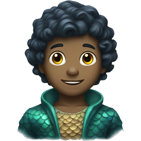 Merman kid emoji