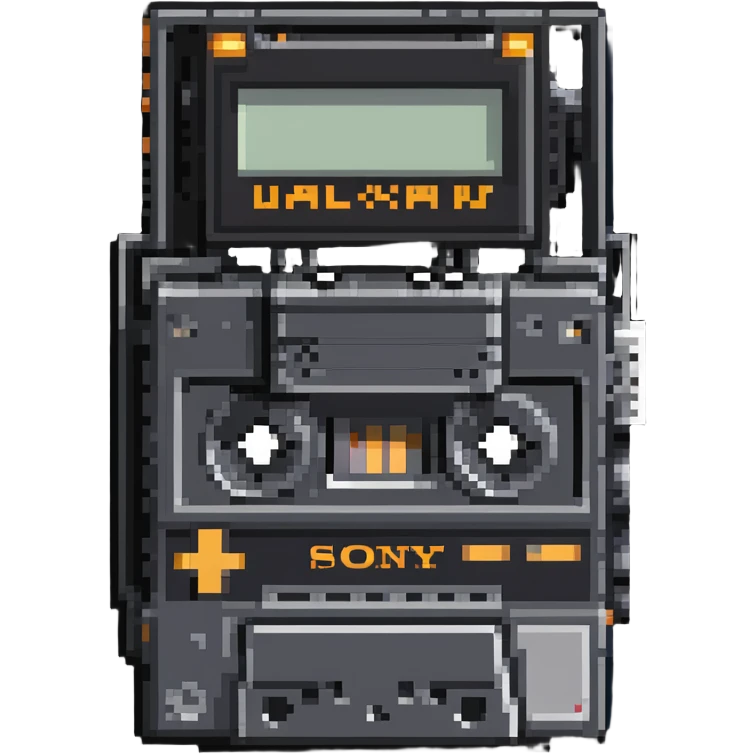 Sony Walkman cassette player from 1990s era emoji