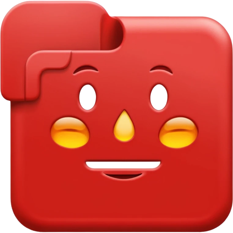 the word “CONTENT” written in red print emoji