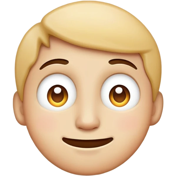 Confused questioning happy face emoji