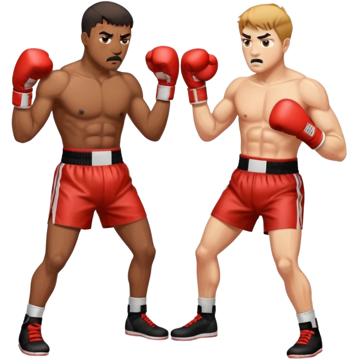 a bloody boxing match emoji