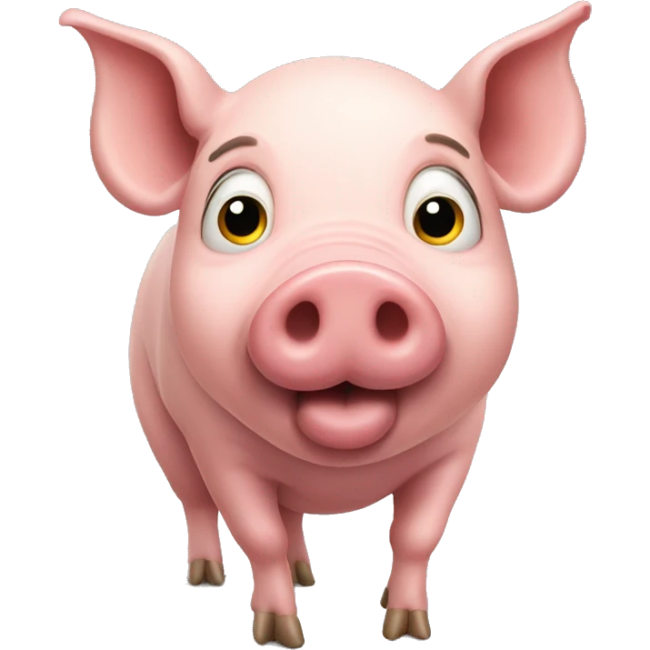 3 legged pig emoji