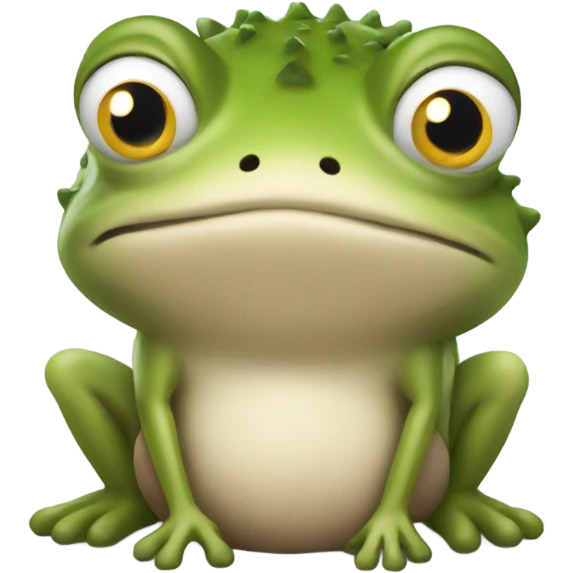 Frog and hedgehog  emoji