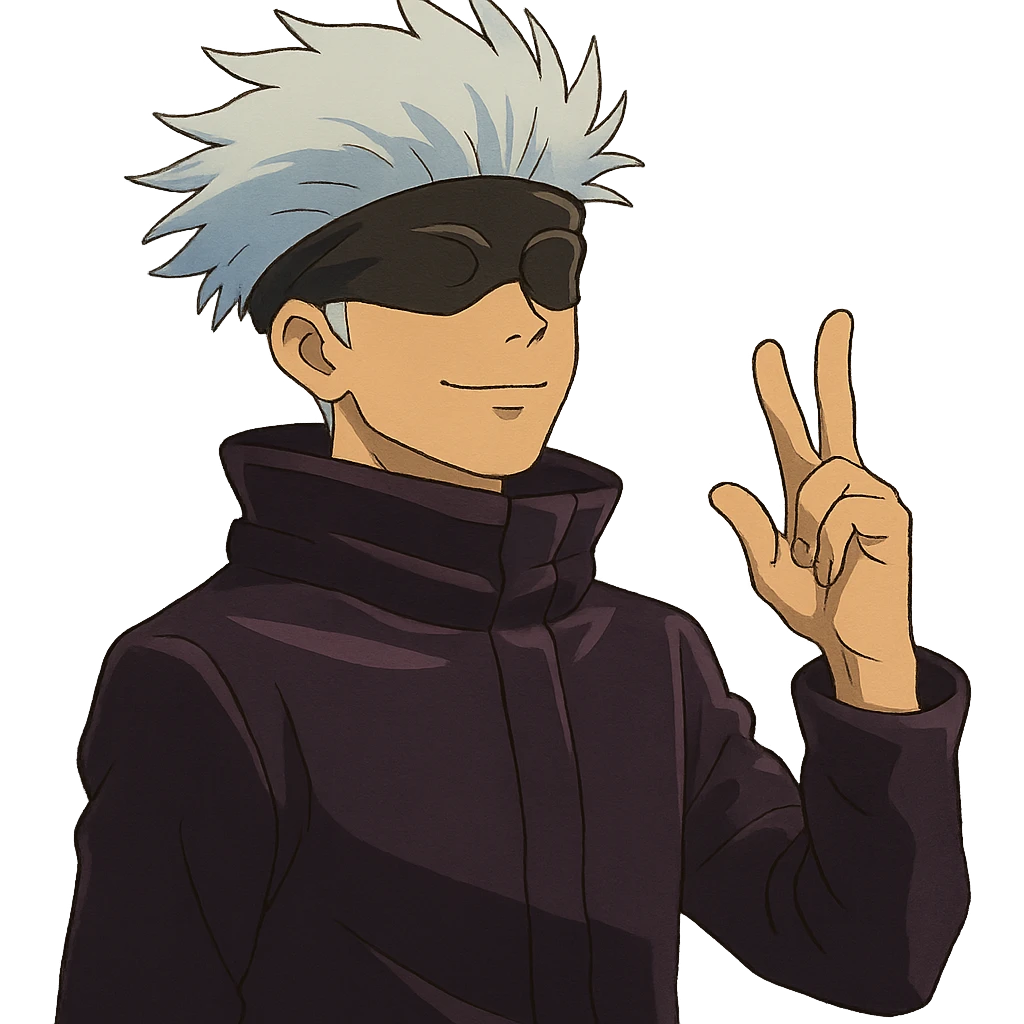 Gojo Satoru from Jujutsu Kaisen emoji