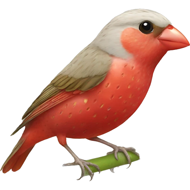 strawberry finch emoji