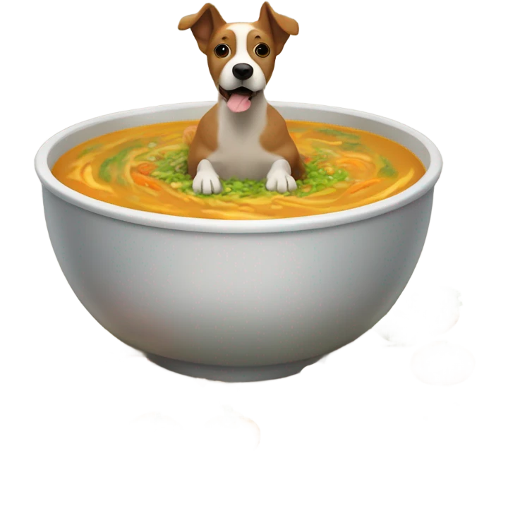 dog in soup emoji