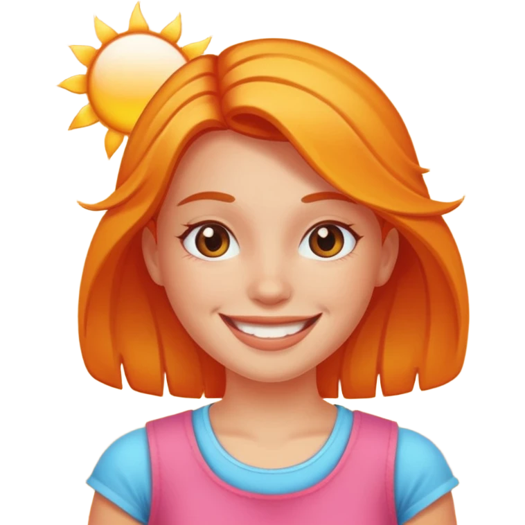 sunburned girl emoji emoji