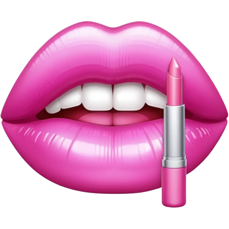 maquillaje glos emoji