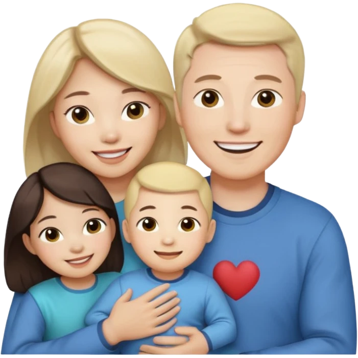 family emoji 3 people korean x white amwf emoji