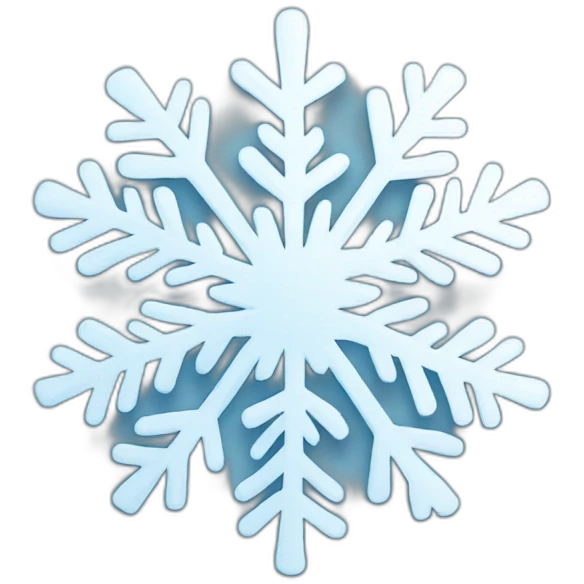 winter flake emoji