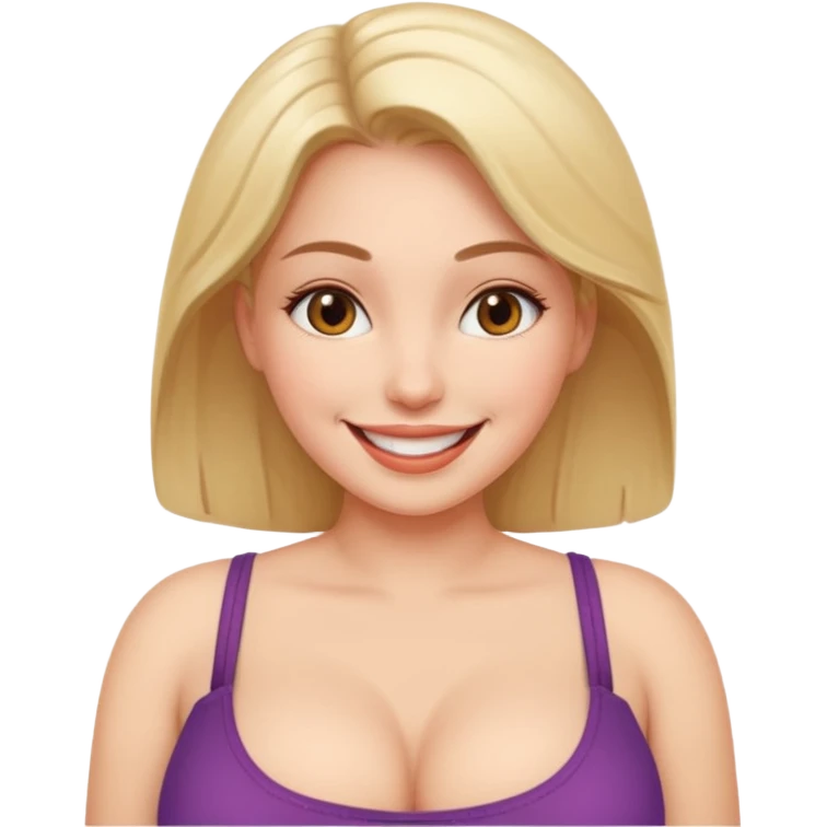 A woman with big juicy boobs emoji