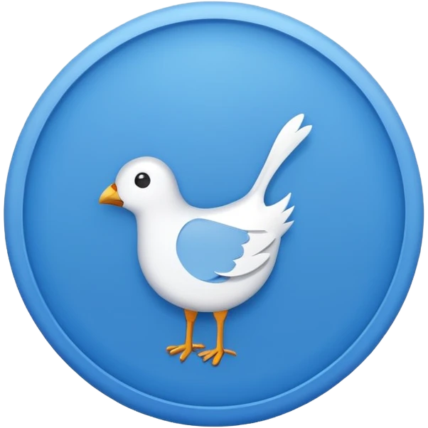 Emoji used in social media apps for verification white tick in blue design emoji