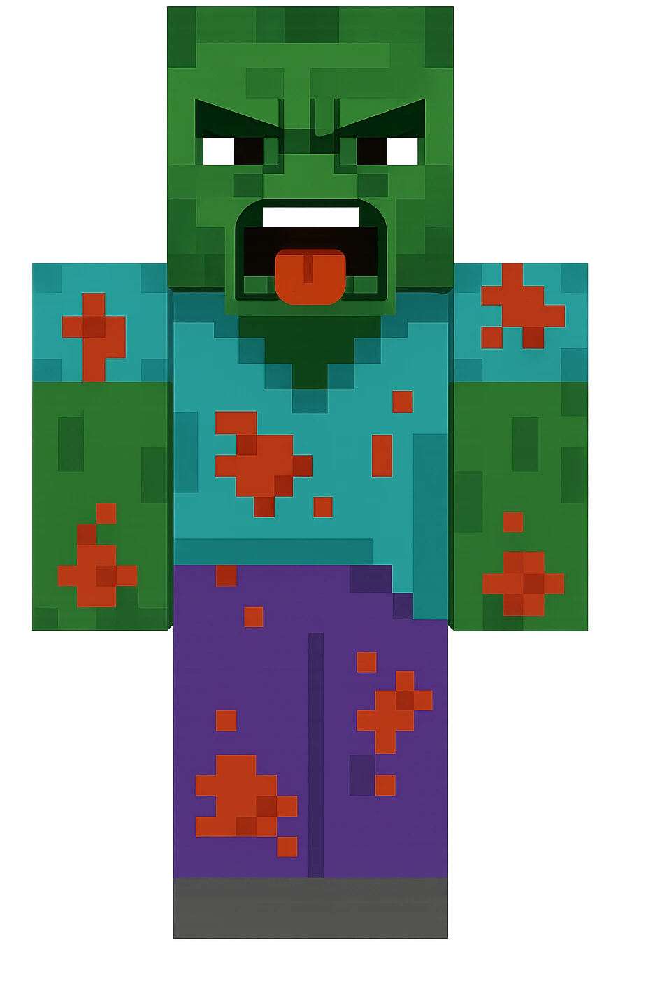 Edit the character in the reference image to have an angry expression while keeping the original style, outfit, and colors exactly as in the reference image. emoji