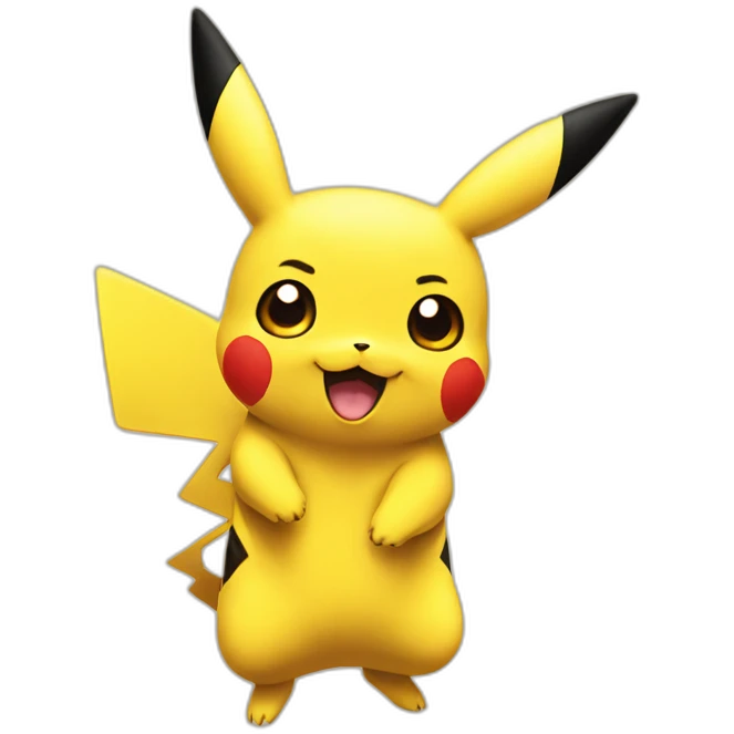 pikachu salut emoji