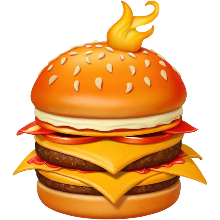 Dracaufeu mange un macdo emoji