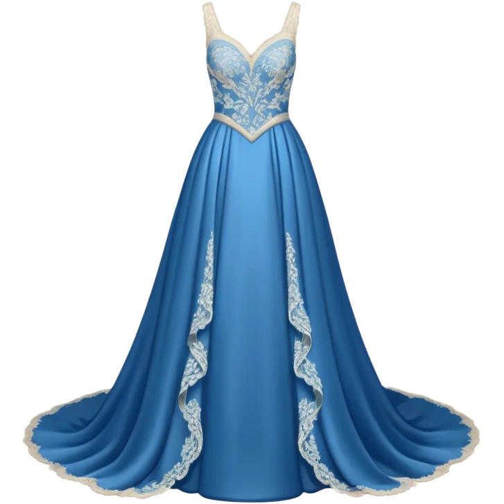 blue wedding dress emoji