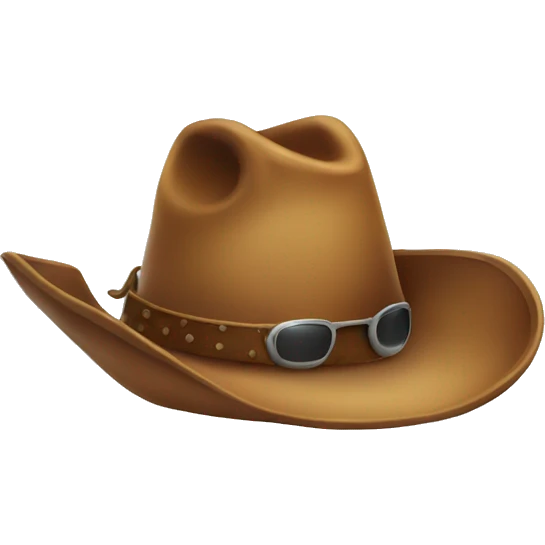 cowboy hat with sunglasses  emoji