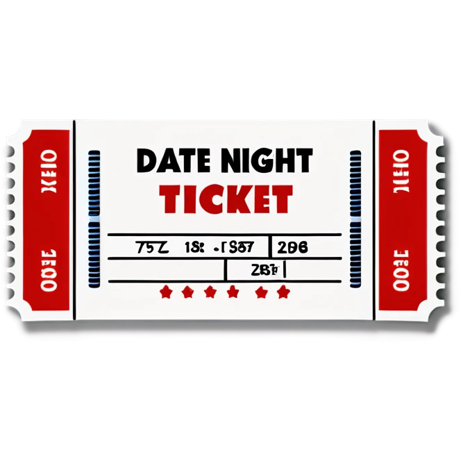 date night movie ticket emoji