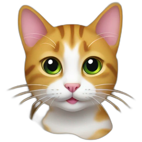 Cat at   beatch in water sand emoji
