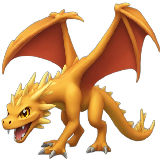 Dracofeu Pokémon emoji