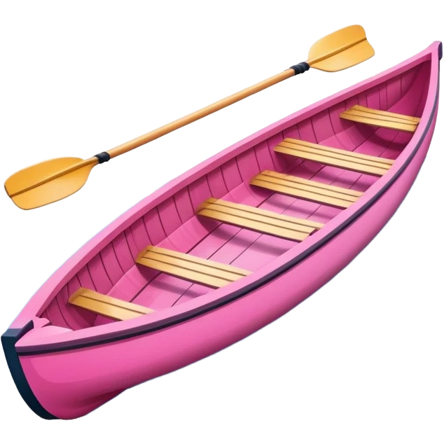 pink rowing boat emoji