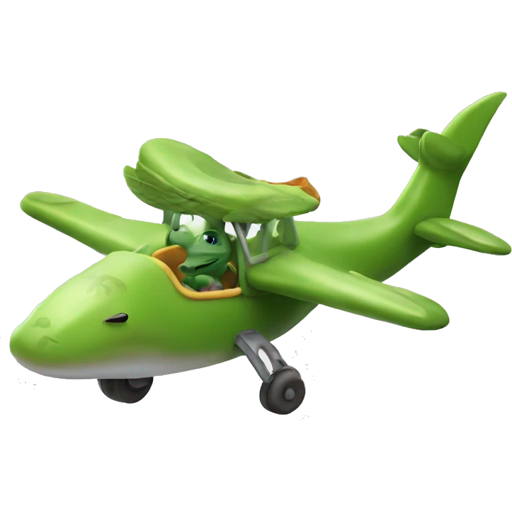 Dinosaur flying a plane  emoji