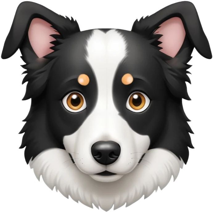 Merle border collie emoji